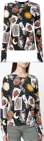 Playing Cards Cardigan