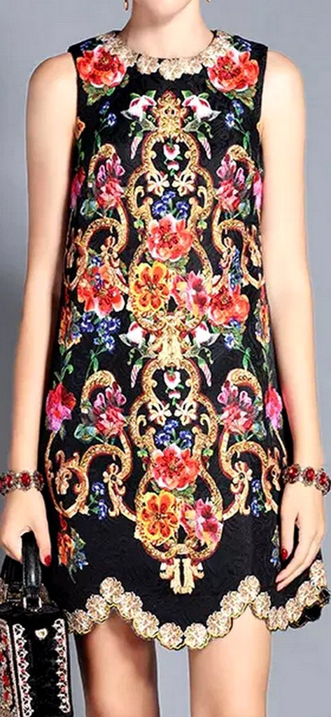 Embellished Shift Dress