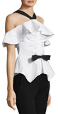 Off-The-Shoulder Halter Ruffle Top