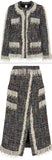 'Cecil' Embellished Jacket and 'Victoria' Embellished Pocket Skirt