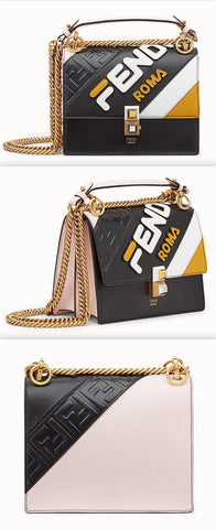KAN I SMALL Multicolor Leather Mini-Bag
