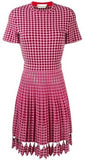 Check Fitted Dress