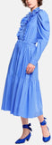 Ruffled Blouse and Skirt Set