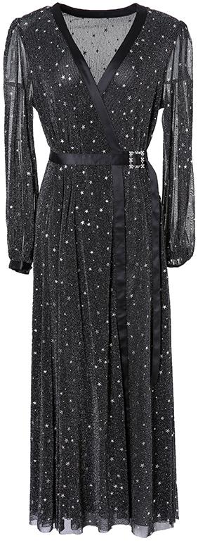 Long Glitter Star Dress