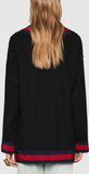Tweed Sweater with Web