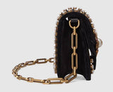 Broadway Velvet Mini Bag, Black