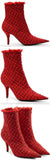 Tweed Ankle Boots