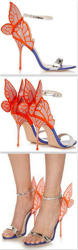 'Chiara' Butterfly-Wing Sandals - DESIGNER INSPIRED FASHIONS