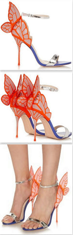 'Chiara' Butterfly-Wing Sandals - DESIGNER INSPIRED FASHIONS