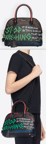 Ville Graffiti Top Handle Bag