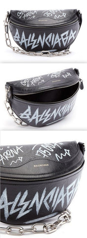 Graffiti Souvenir Leather Belt Bag