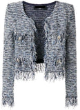 Boucl̩ Fringed Tweed Jacket