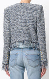 Boucl̩ Fringed Tweed Jacket