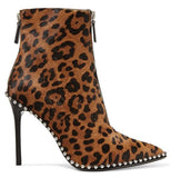 Ari Studded Calf Hair Boots