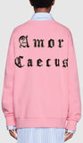 Oversize Sweatshirt with Manga Eyes