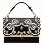 Kan I Black Leather Handbag