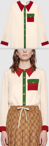 Trompe L'oeil Satin Shirt