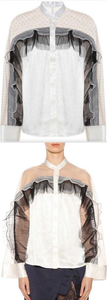 Pleated Trim Shirt