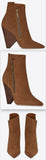 Niki Wedge Bootie in Suede