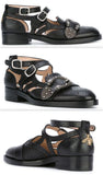 Queencore Brogue Monk Shoes