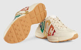 Rhyton Glitter Leather Sneakers