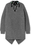 Ribber Wool Scarf Sweater