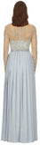 Floral Embroidered Mesh Maxi Dress