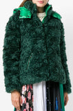 Teddy Puffer Jacket - Green