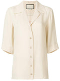 Notched Collar Shirt