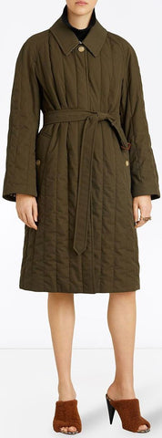 Quilted Gabardine Coat