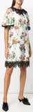 Floral-Print Cold-Should Dress