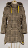 Plaid Parka Jacket