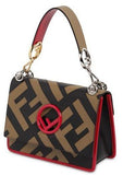 Kan I Logo Patchwork Leather Bag