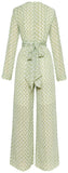 Polka Dot Silk-Blend Jumpsuit