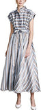 Striped Midi Dress