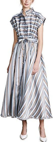 Striped Midi Dress
