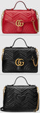 GG Marmont Small Top-handle Bag - Red or Black