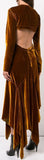 Velvet Cut Out Dress