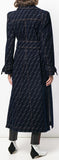 FF Motif Trench-Style Coat