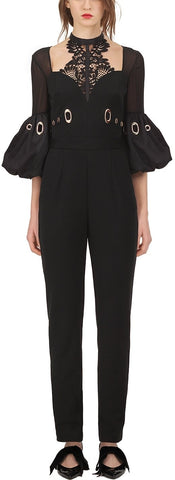 Lace Halter Jumpsuit