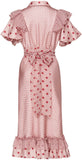 Twill Printed Dress in Pink