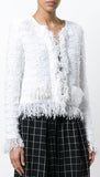 Fringed Tweed Jacket