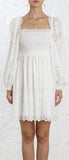 Castile Shirred Flare Dress