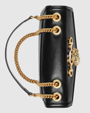 Medium Shoulder Bag with Tiger Head - Black, Red, Green, White