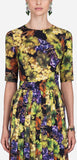 Grape Print Silk Top