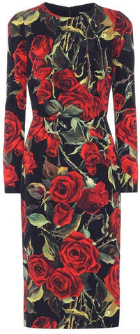 Floral Print Midi Dress