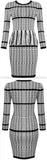 Fringed Jacquard Mini Dress