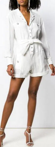 Belted Waist Playsuit | DESIGNER INSPIRED FASHIONS