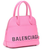 Ville S Leather Tote, Pink