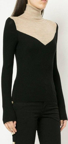 Two-Toned Turtle Neck Sweater